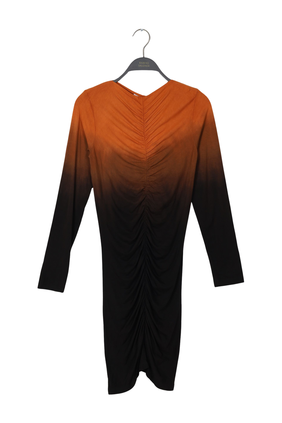 PreLoved Isja - Flow gather short dress I Burnt orange combo - S Burnt orange combo S 1 - Rabens Saloner - DK