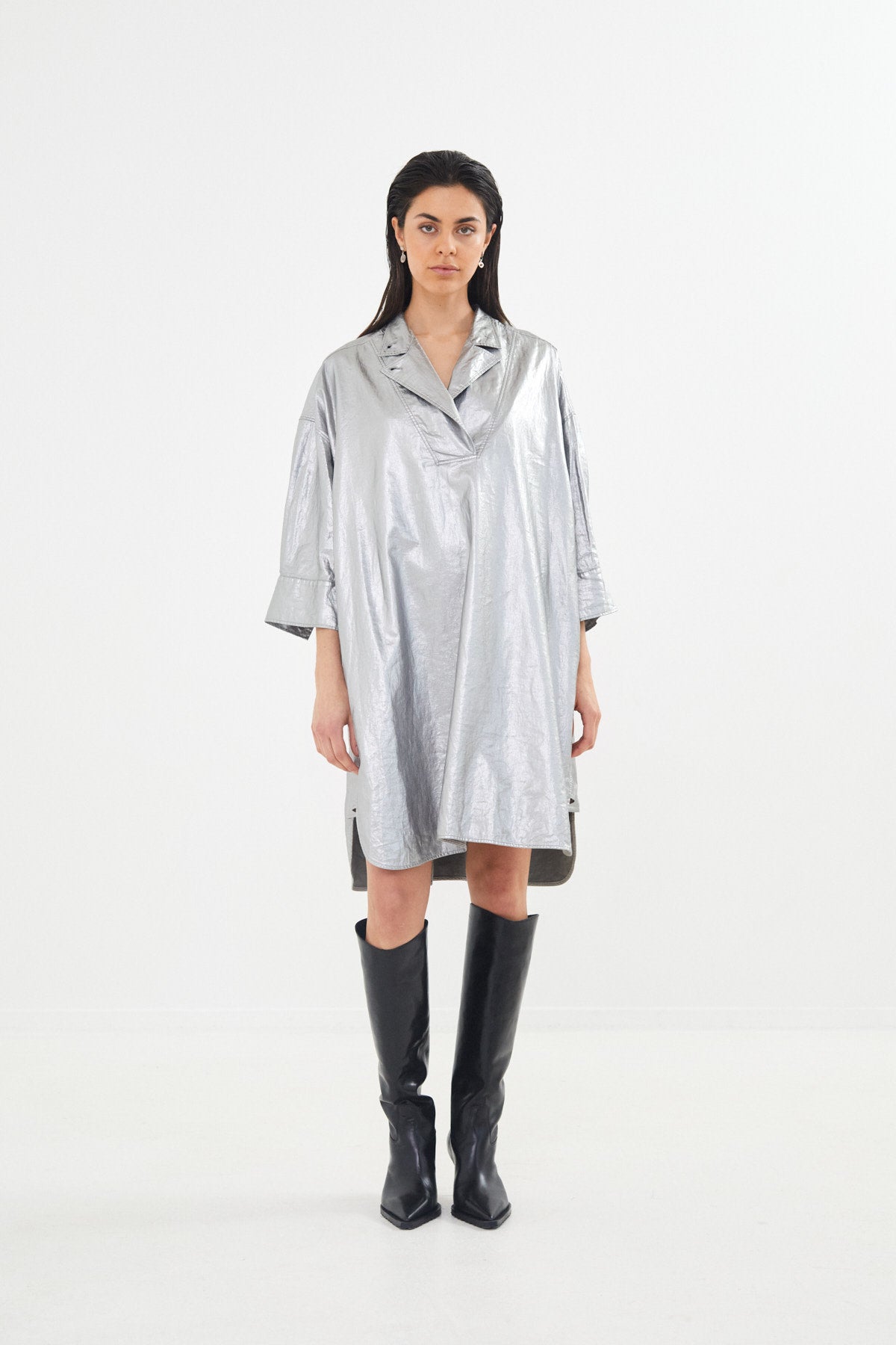 PreLoved Hardis - Antique silver kaftan I Antique silver - L 3 - Rabens Saloner - DK
