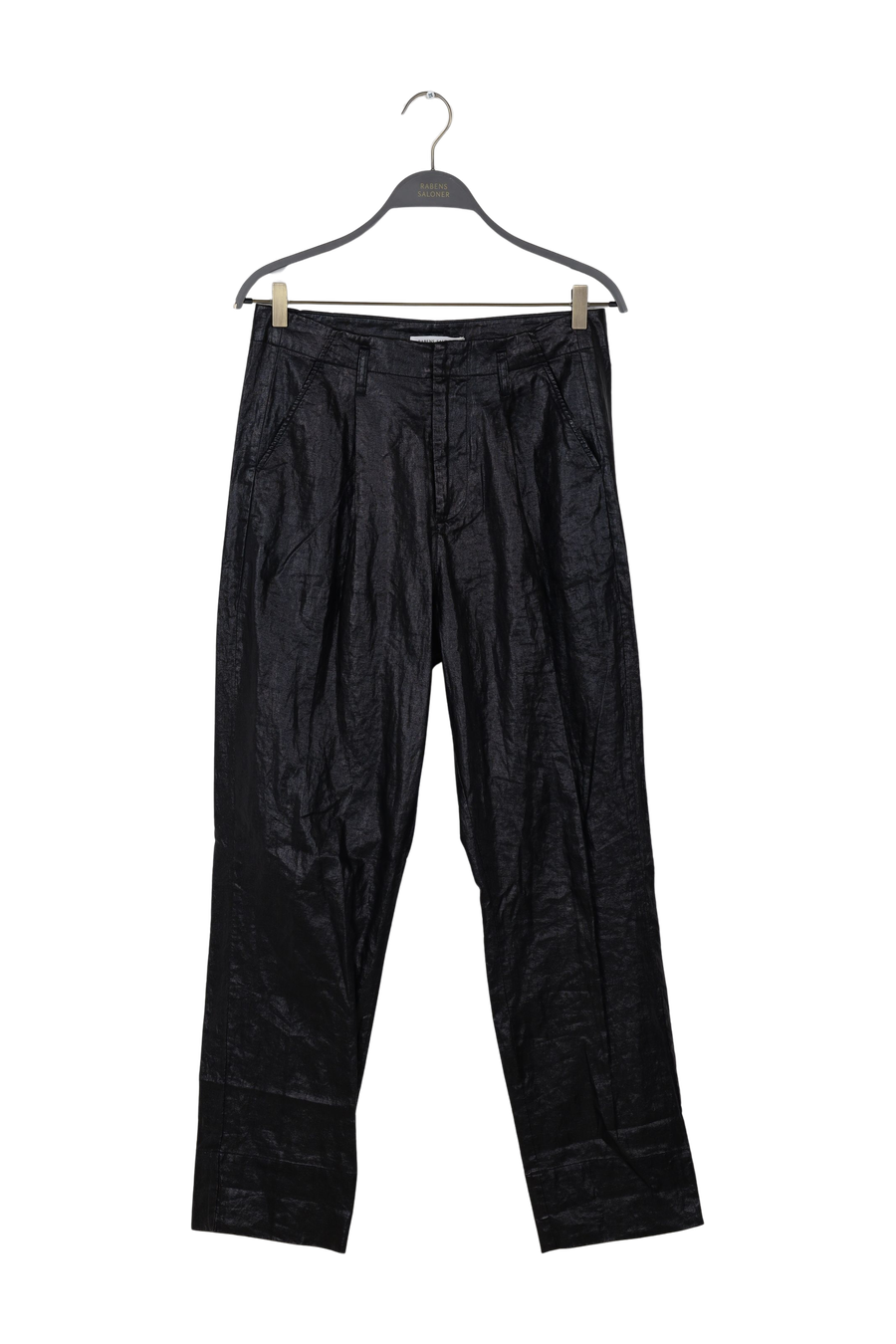 PreLoved Raina - Glazed pleat pants I Black - S 1 - Rabens Saloner - DK