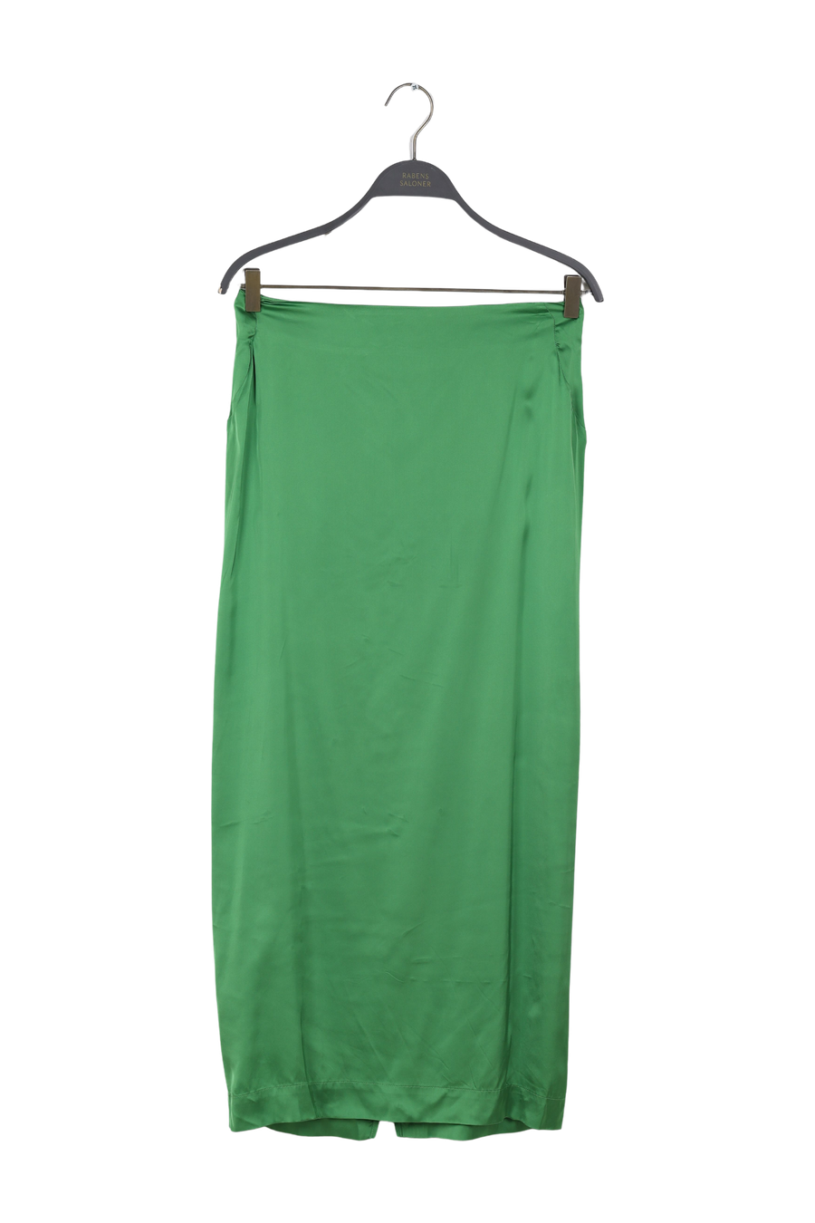 PreLoved Prishi - Stretch sheen pencil skirt - M GREEN M 1 - Rabens Saloner - DK