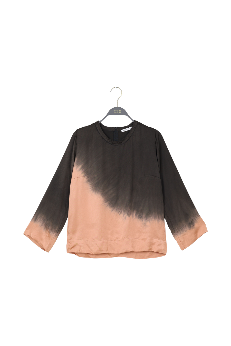 PreLoved Herta - Coastal 3/4 sleeve top I Black peachy combo - S 1 - Rabens Saloner - DK