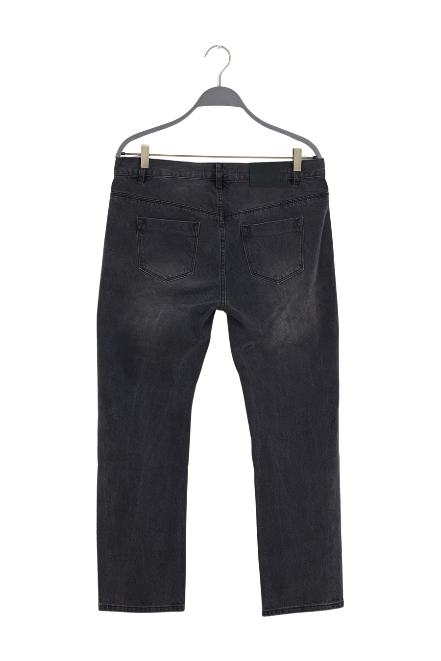 PreLoved Fine - Denim black cropped pants I Washed black denim - 30 2 - Rabens Saloner - DK
