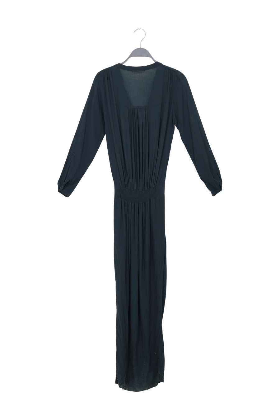 PreLoved Vera - Solid wrap over dress L/S I Black - XS 2 - Rabens Saloner - DK