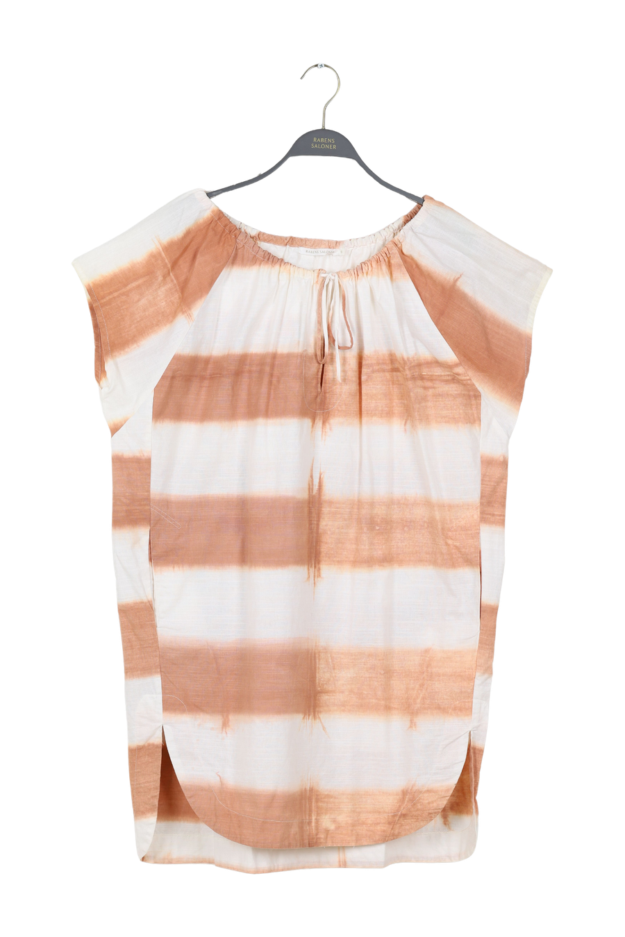 PreLoved Joana - Rough stripe scarf dress - S COPPER S 1 - Rabens Saloner - DK