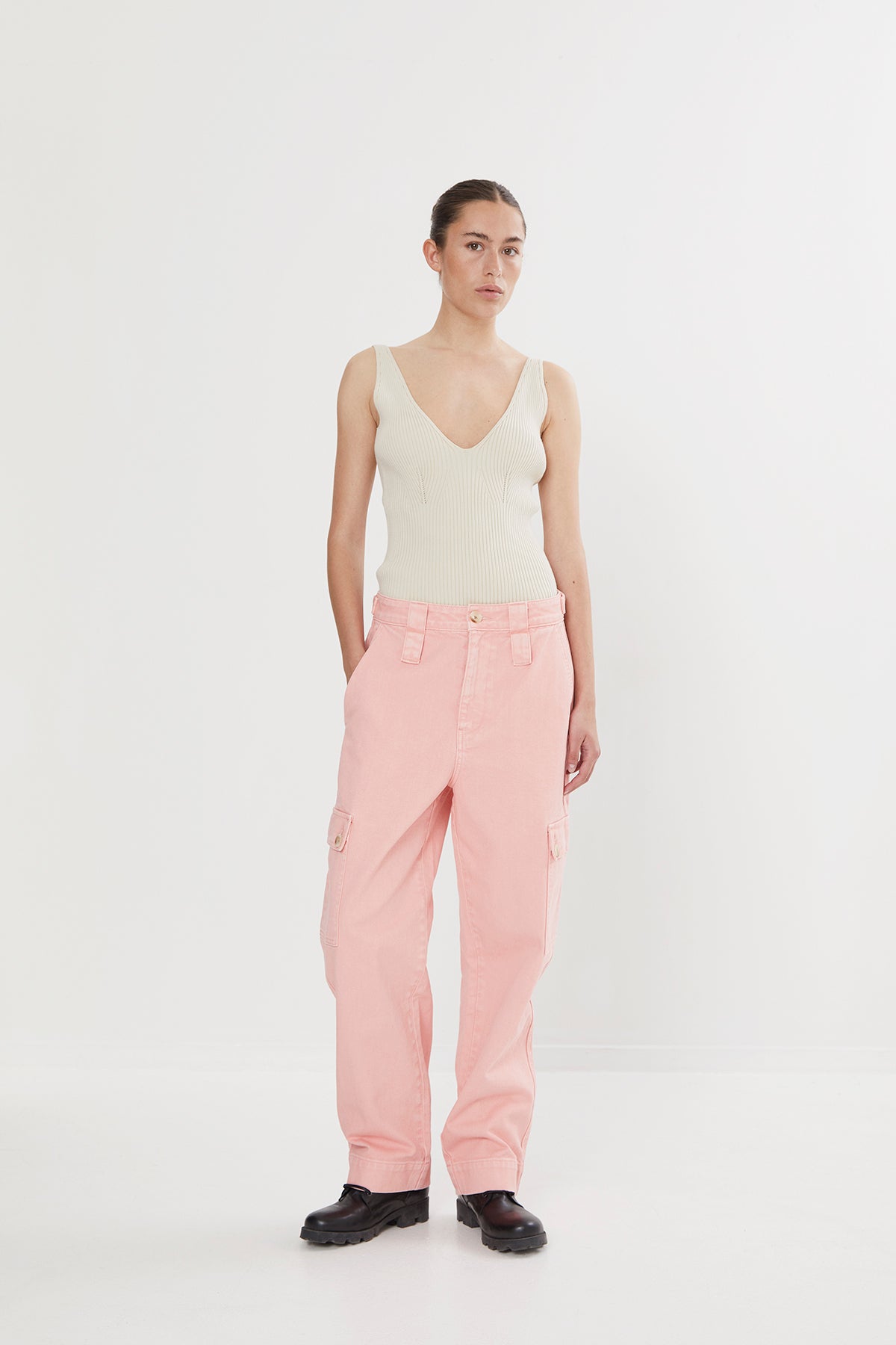 PreLoved Ferah - Contour knit tank top - L 5 - Rabens Saloner - DK