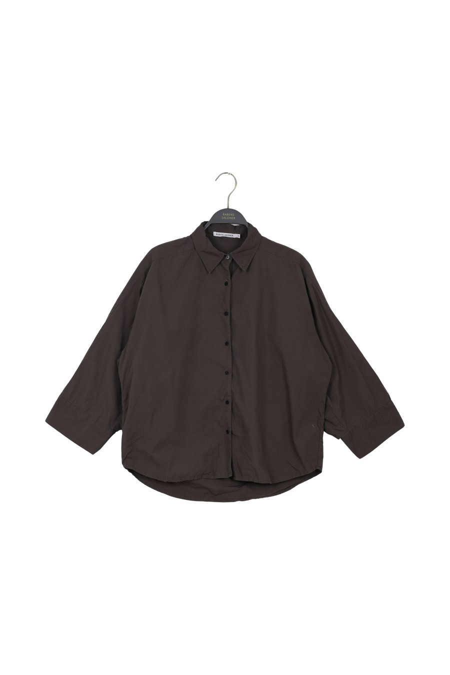 PreLoved Chloe - Poplin full shirt I Pirate black - S 1 - Rabens Saloner - DK