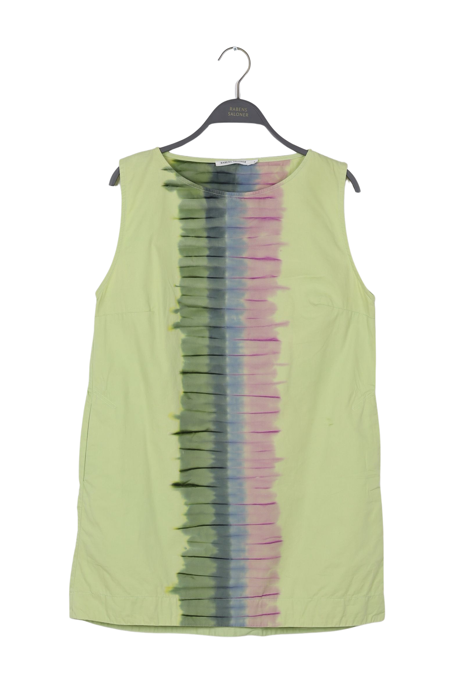 PreLoved Lupita - Macaw Aline short dress I Lime combo - L Lime combo L 1 - Rabens Saloner - DK