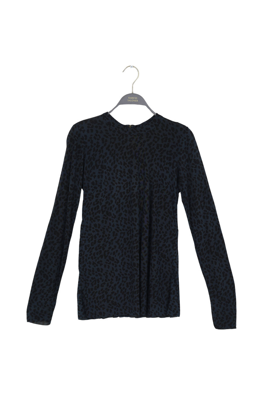 Secondhand Agnia - Leopard print tube blouse I Blue combo