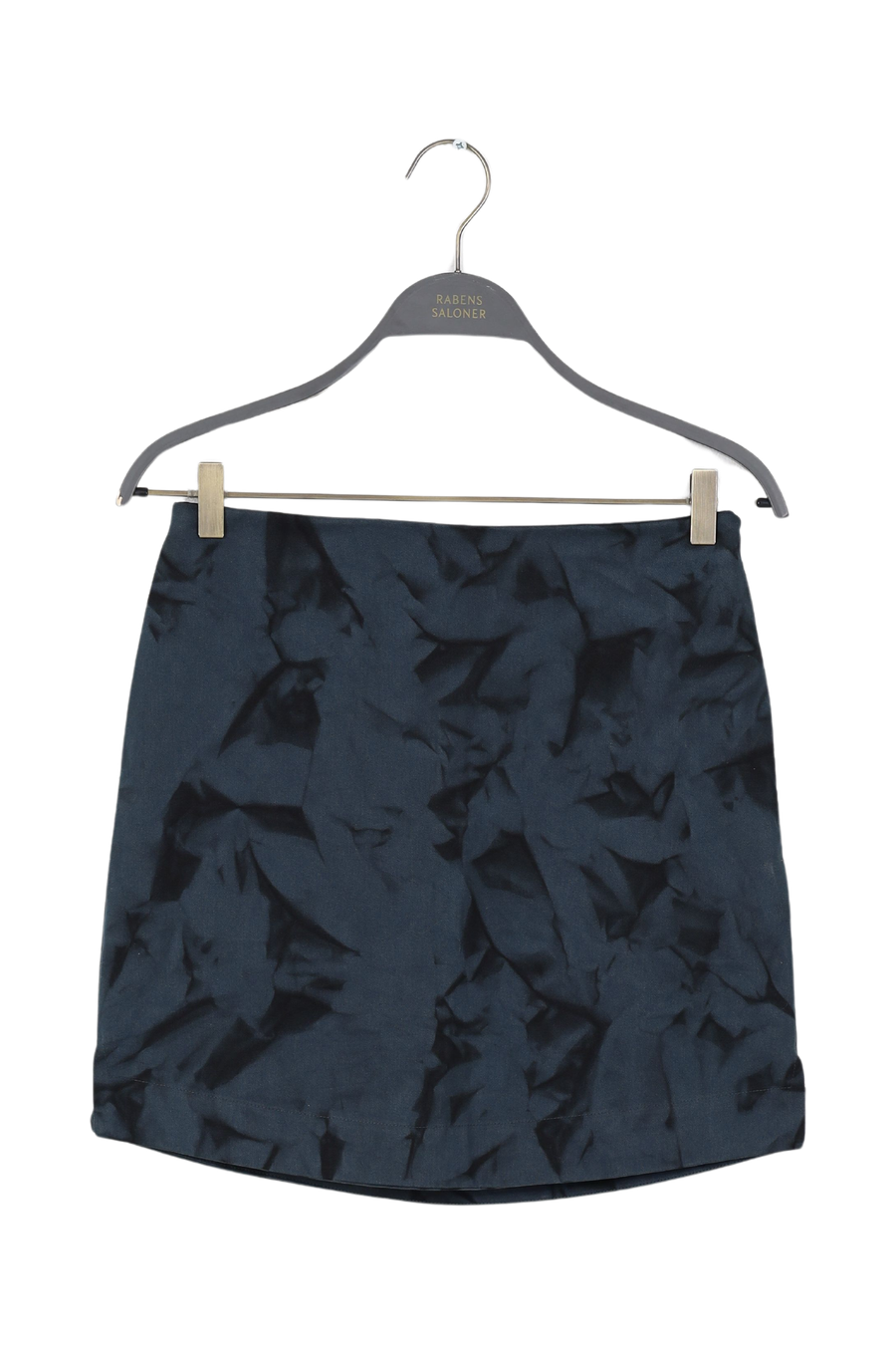 PreLoved Benedichte - Crystal short canvas skirt I Midnight black combo - XS 1 - Rabens Saloner - DK