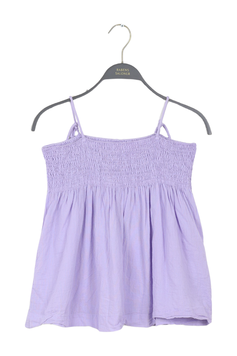 PreLoved Dot - Cotton smock string top I Violet - M