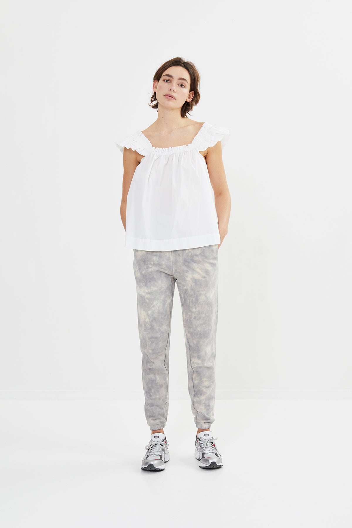 PreLoved Winona - Marbled sweat pants - S 3 - Rabens Saloner - DK