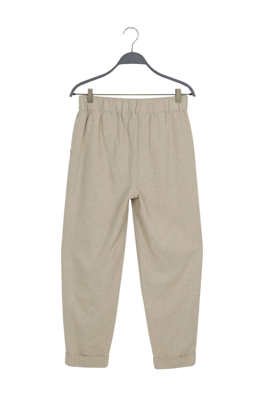 PreLoved Frances - Fine felt comfy pants I Oatmeal - S 2 - Rabens Saloner - DK