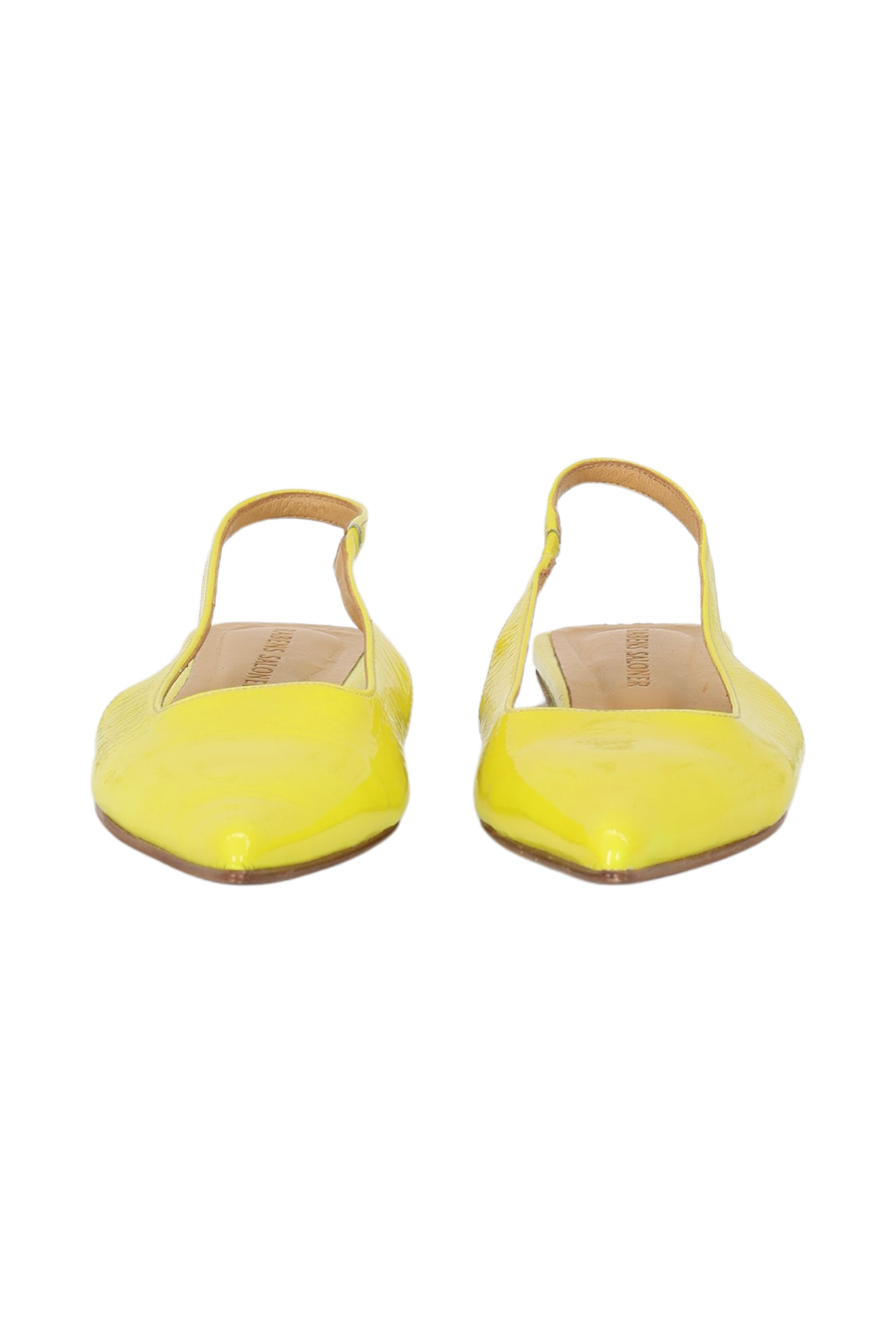 PreLoved Acacie - Pointy slingback I Lemon - 38