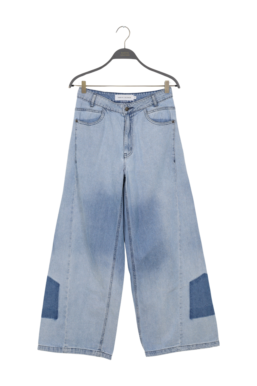 PreLoved Lane - Denim light wide leg pants I Light washed denim - 27