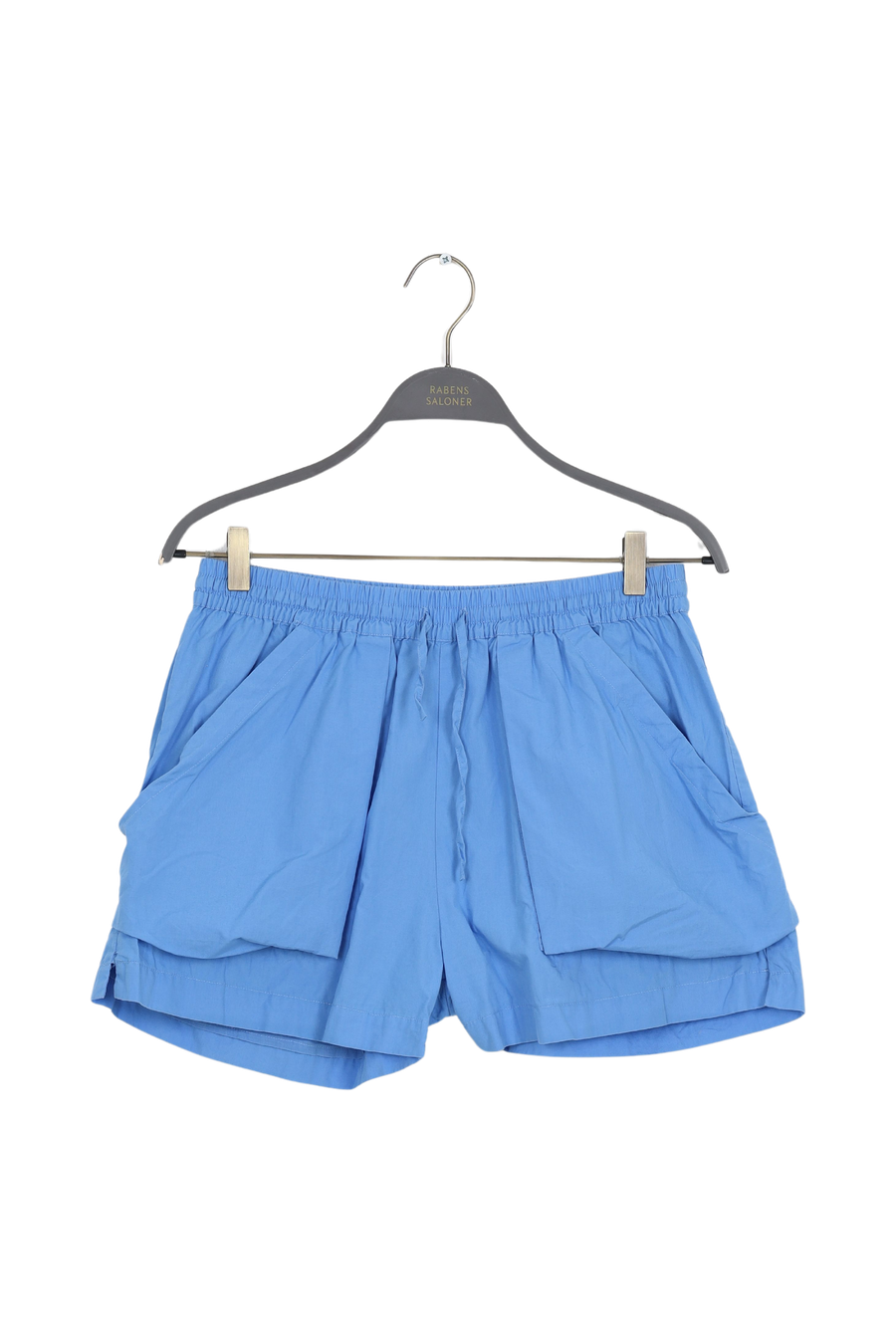 PreLoved Jeanni - Poplin shorts I Blue - M 1 - Rabens Saloner - DK