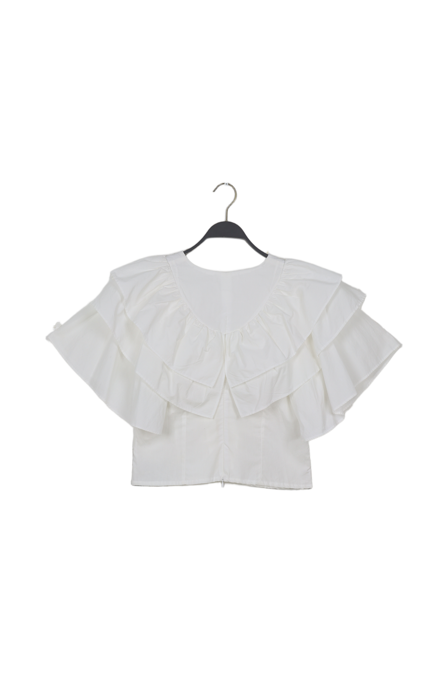 PreLoved Luzia - Angled gather frill top - M 2 - Rabens Saloner - DK