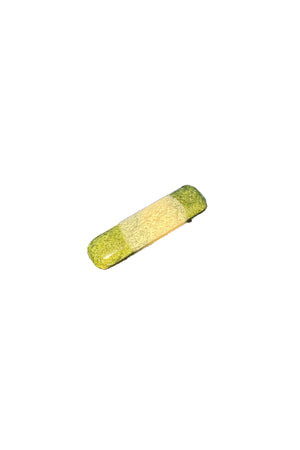 Hair Clip Mini - Zia I Light Green Stripe Light Green Stripe O/S 1 - Rabens Saloner - DK