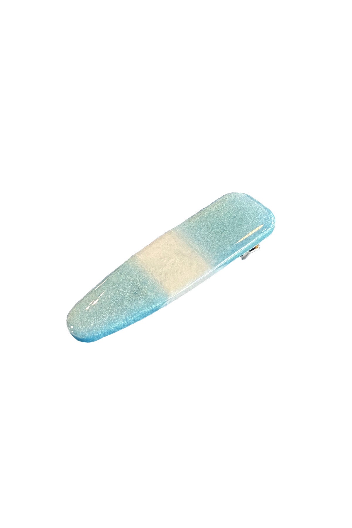 Hair Clip - Zia I Light Blue Stripe 1 - Rabens Saloner - DK