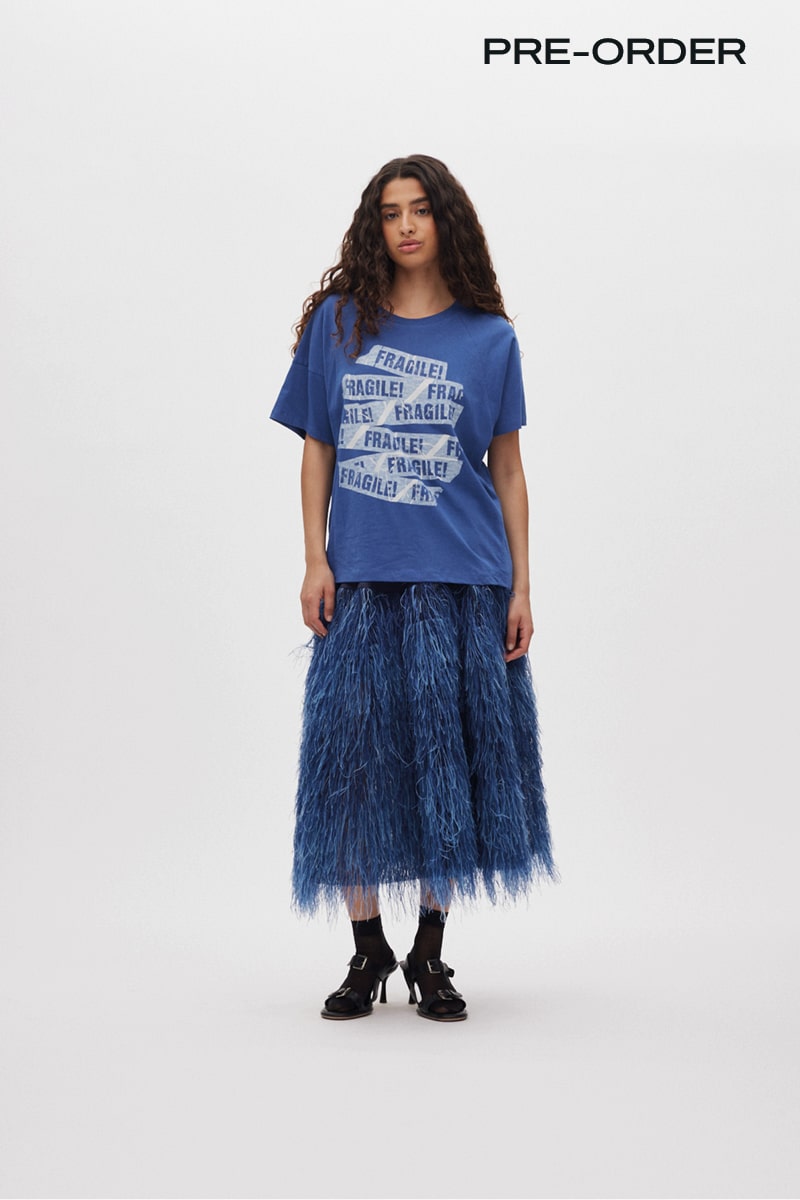 Magna - Plume combo full skirt I PRE-ORDER I Navy 1 - Rabens Saloner - DK