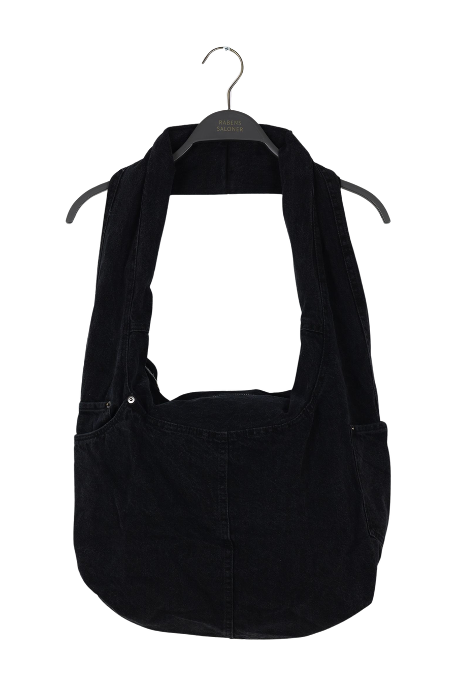 PreLoved Kicka - Denim black shoulder bag I Washed black denim - O/S Washed black denim O/S 1 - Rabens Saloner - DK