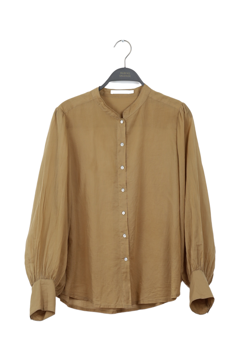 PreLoved Ruza - Angled gather full slv shirt - XL 2 - Rabens Saloner - DK