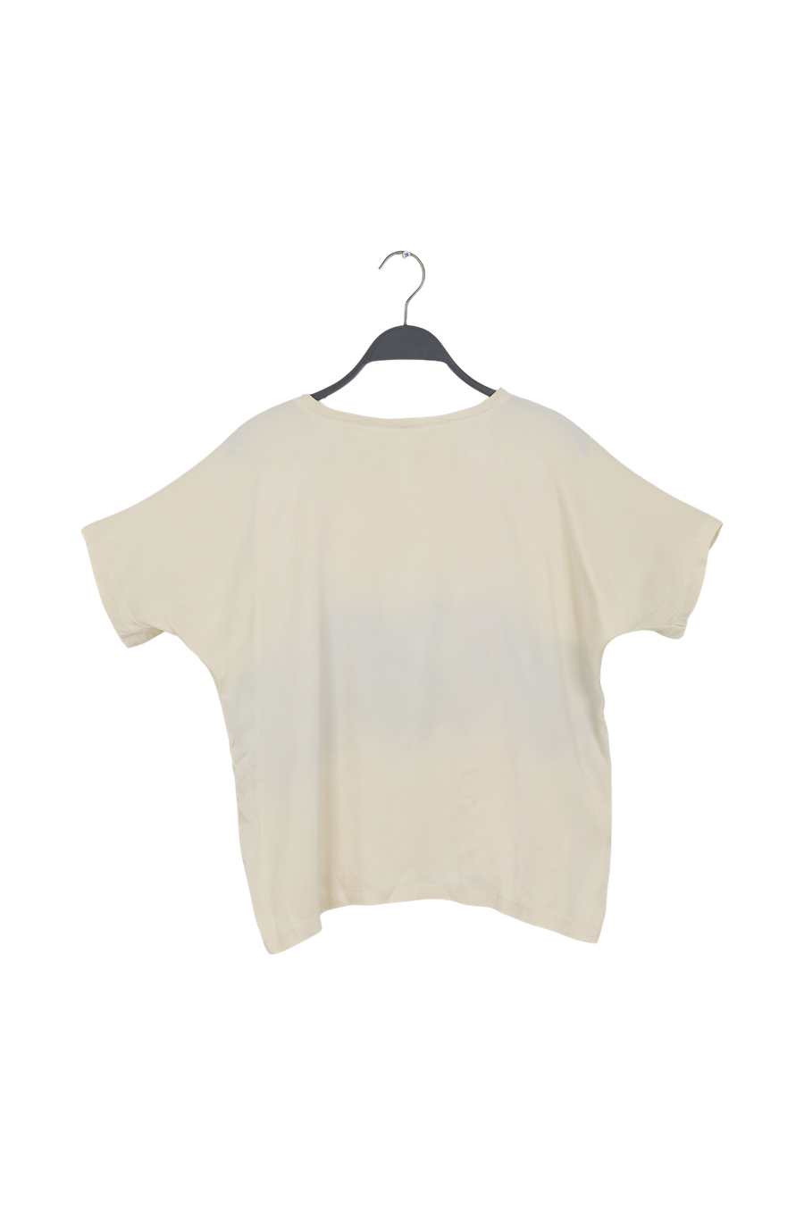 PreLoved Maggi - Swirl cropped Tshirt I Olive chalk combo - XS/S