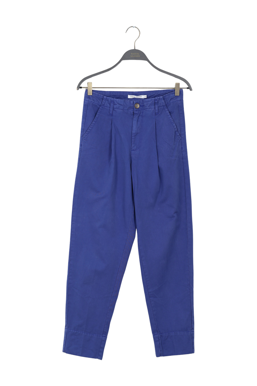 PreLoved Raina - Canvas light pleat pant I Workwear blue - XS