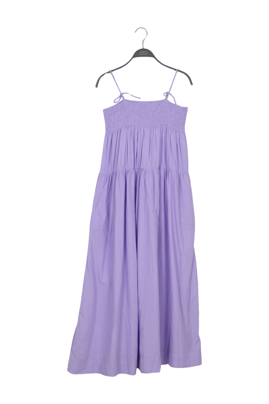 PreLoved Dodo - Cotton smock tier dress I Violet - S Violet S 1 - Rabens Saloner - DK