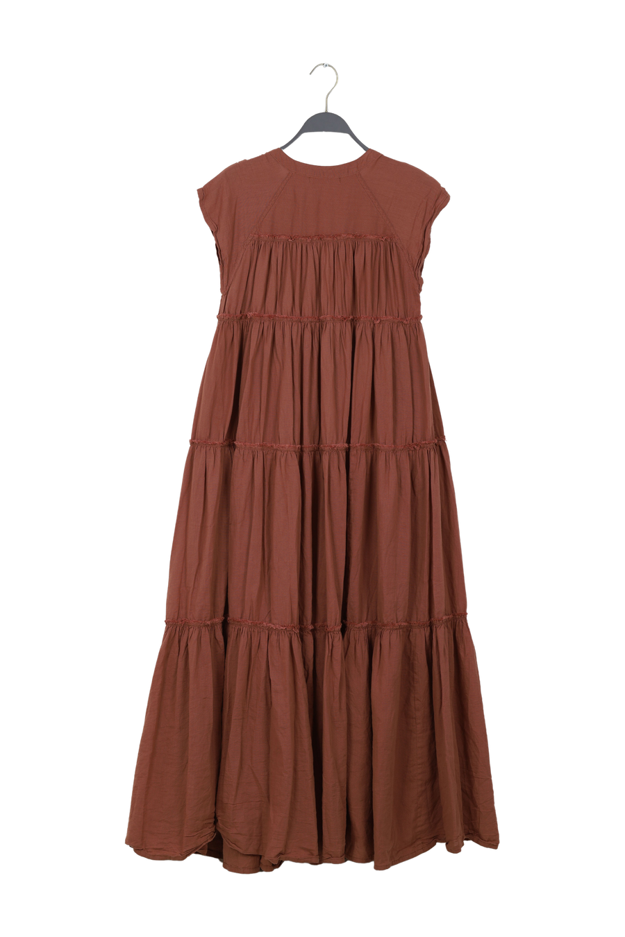 PreLoved Gisele - Cotton flare long dress - S