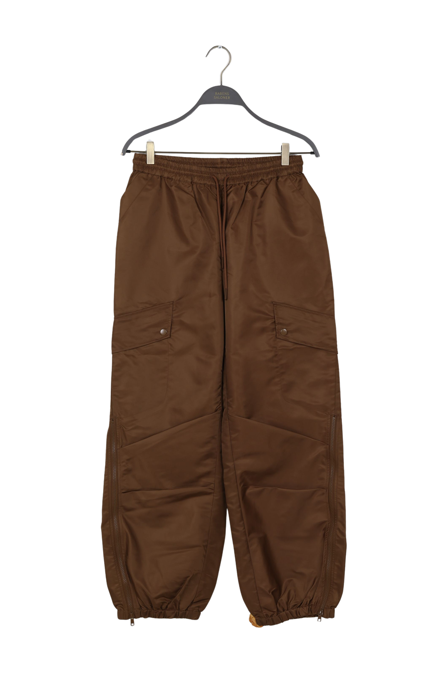 PreLoved Justa - Nylon pants I Coffee - S