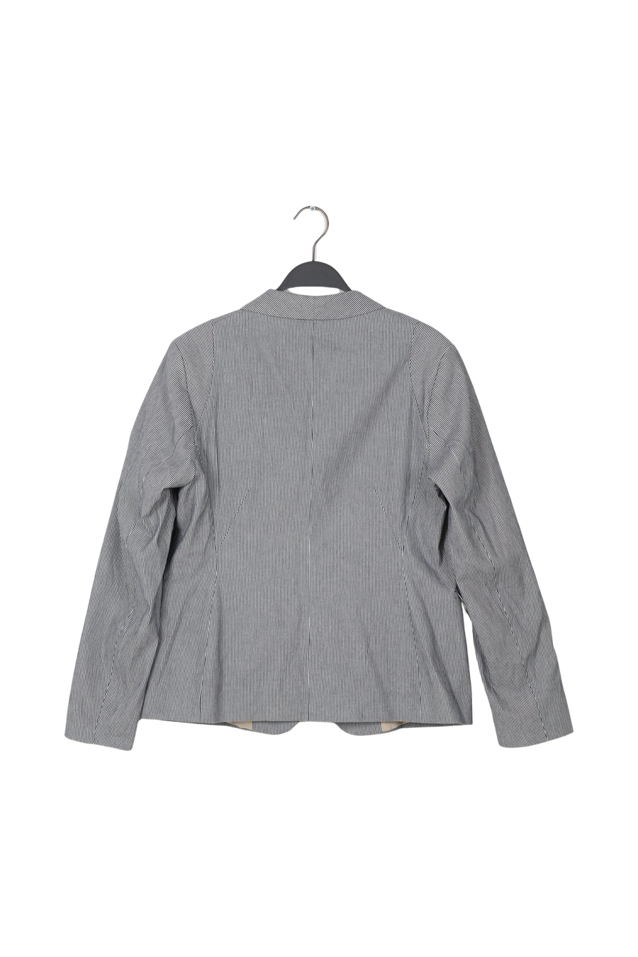 PreLoved Helda - Striped tailoring jacket I Navy stripe - XL 2 - Rabens Saloner - DK