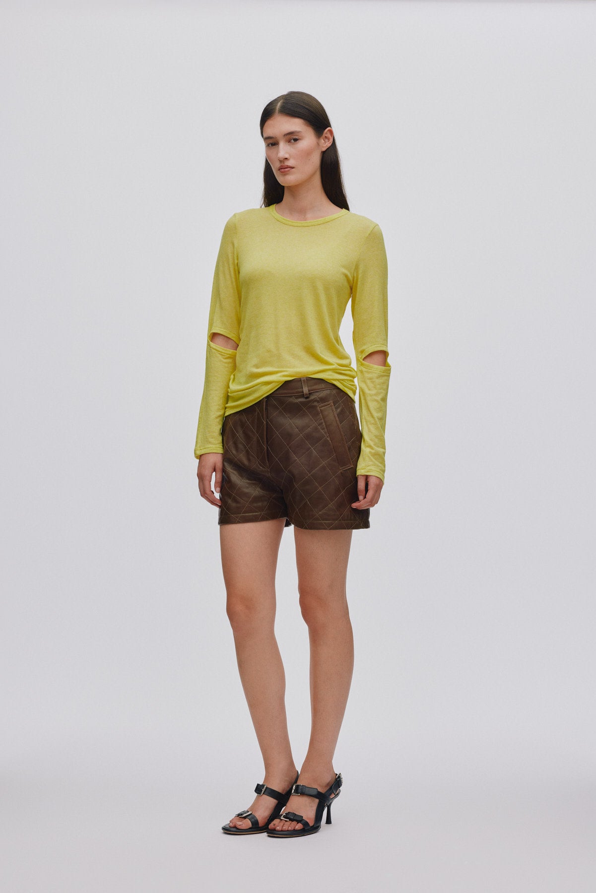 Jacka - Lucid long sleeve detail top I Limonade 2 - Rabens Saloner - DK