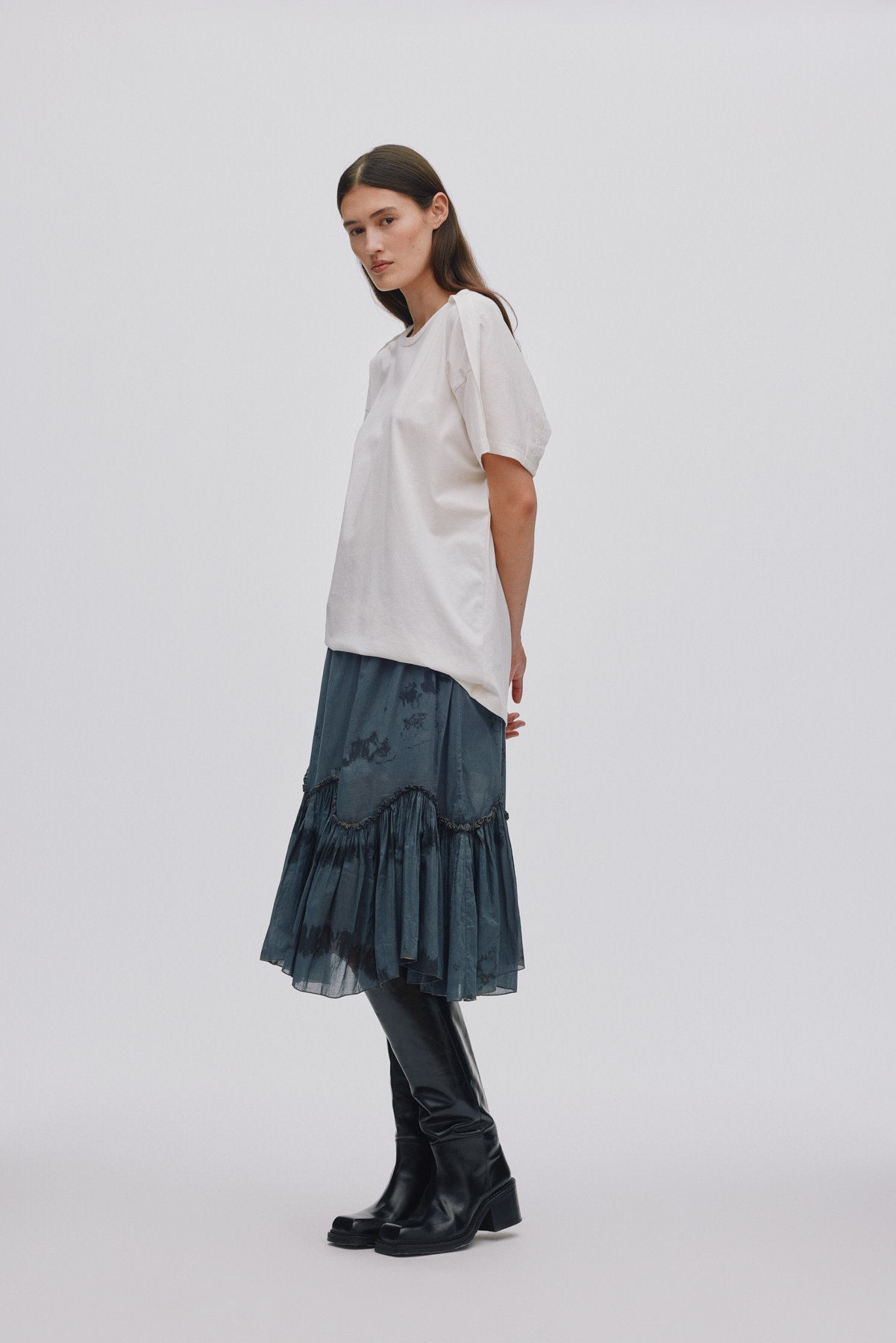 Cici - FOT jersey open back top I Chalk 2 - Rabens Saloner - DK