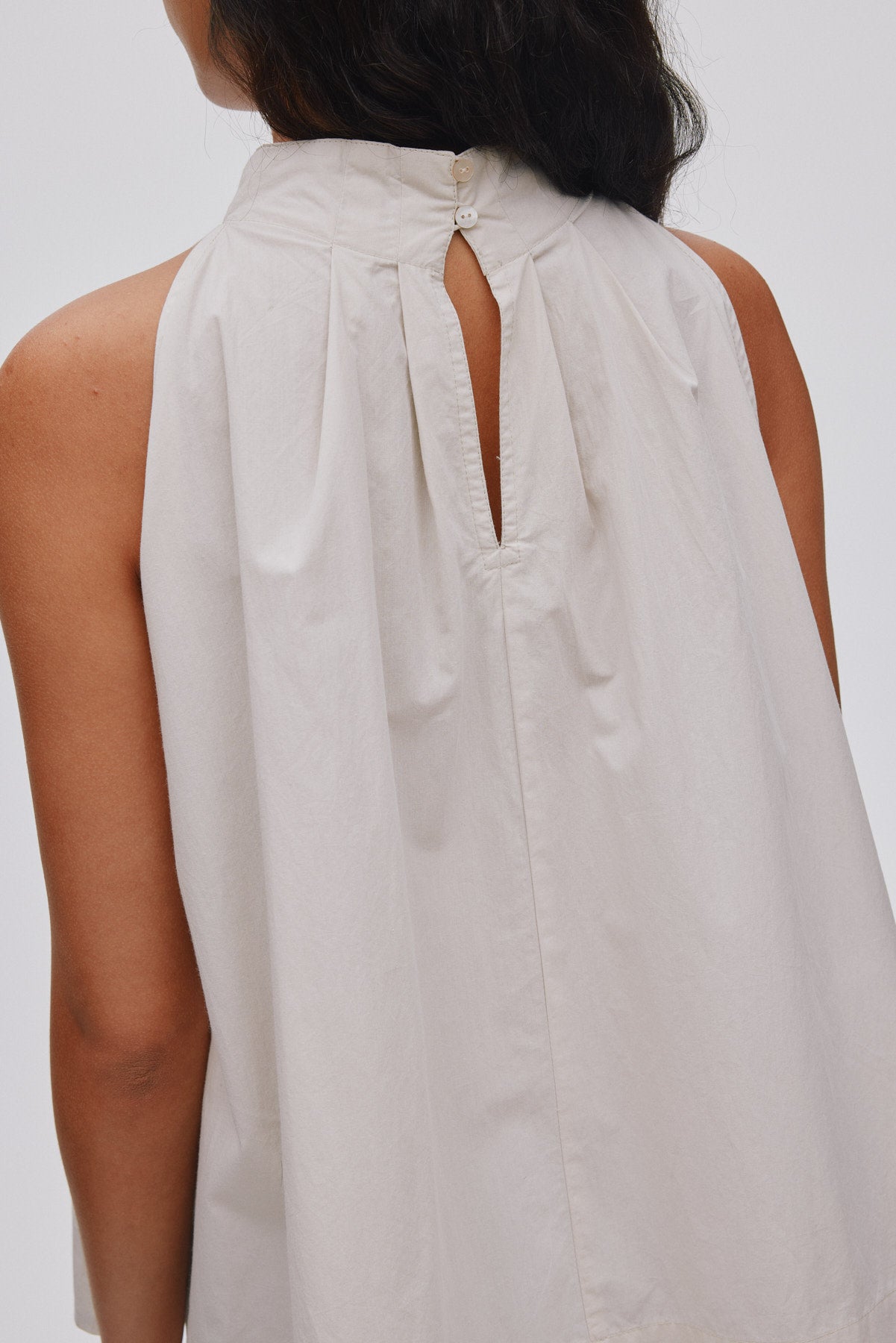 Annia - Poplin full top I Faded black 6 - Rabens Saloner - DK