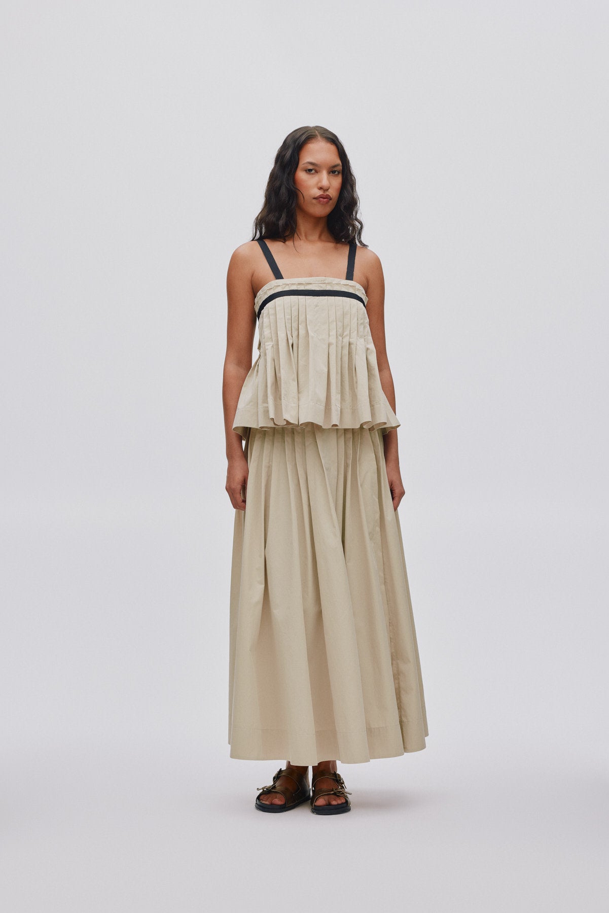 Thai - Light fusion skirt I Sand 2 - Rabens Saloner - DK
