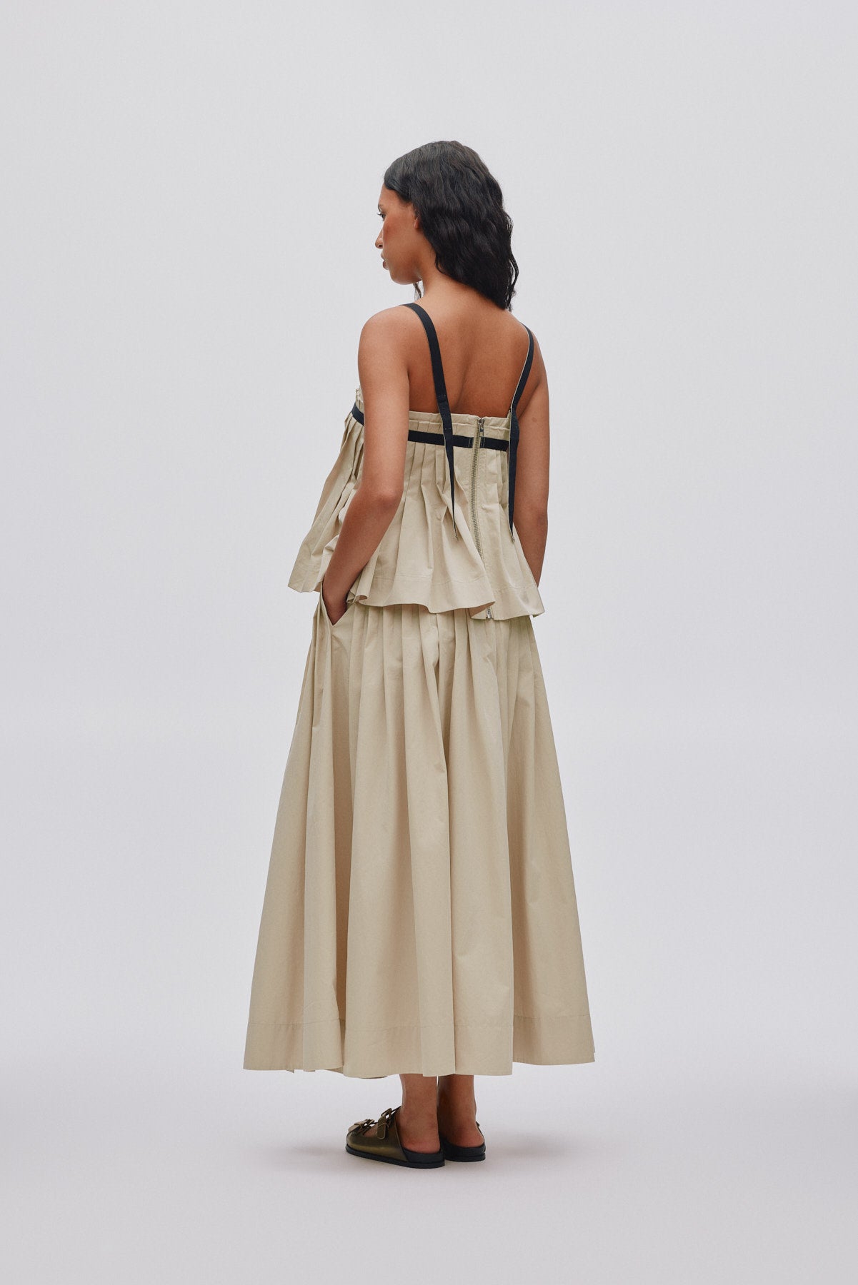 Thai - Light fusion skirt I Sand 5 - Rabens Saloner - DK