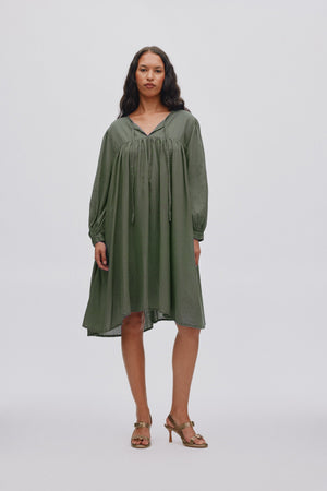 Elda - Cotton full sleeve dress I Macadan Macadan XS 1 - Rabens Saloner - DK