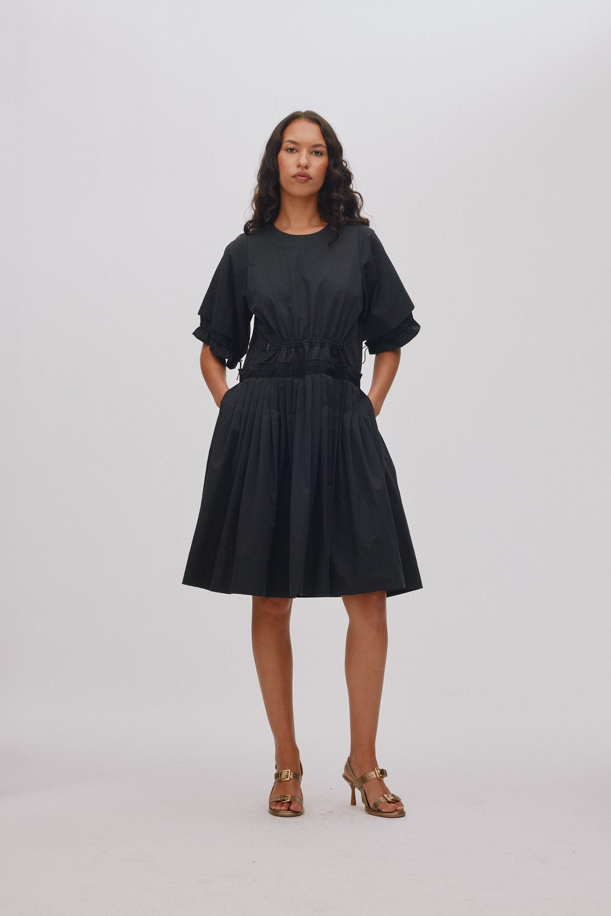 Telma - Light fusion dress I Caviar Black 2 - Rabens Saloner - DK