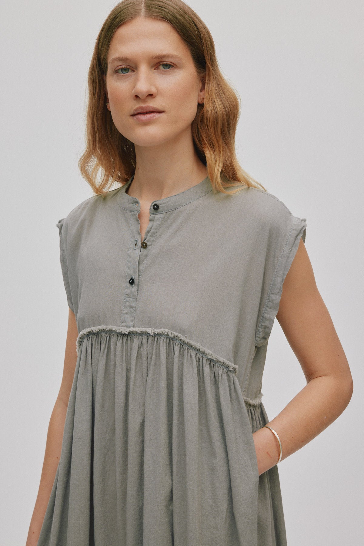 Devina - Cotton dress I Black 4 - Rabens Saloner - DK