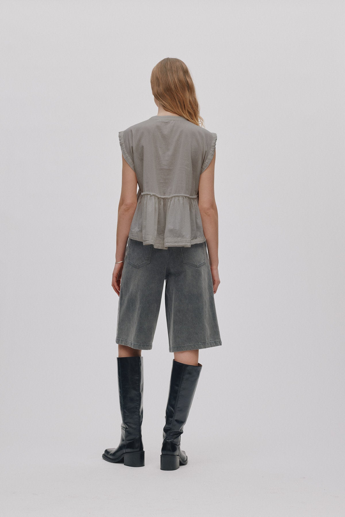 Deona - Cotton blouse I Black 5 - Rabens Saloner - DK