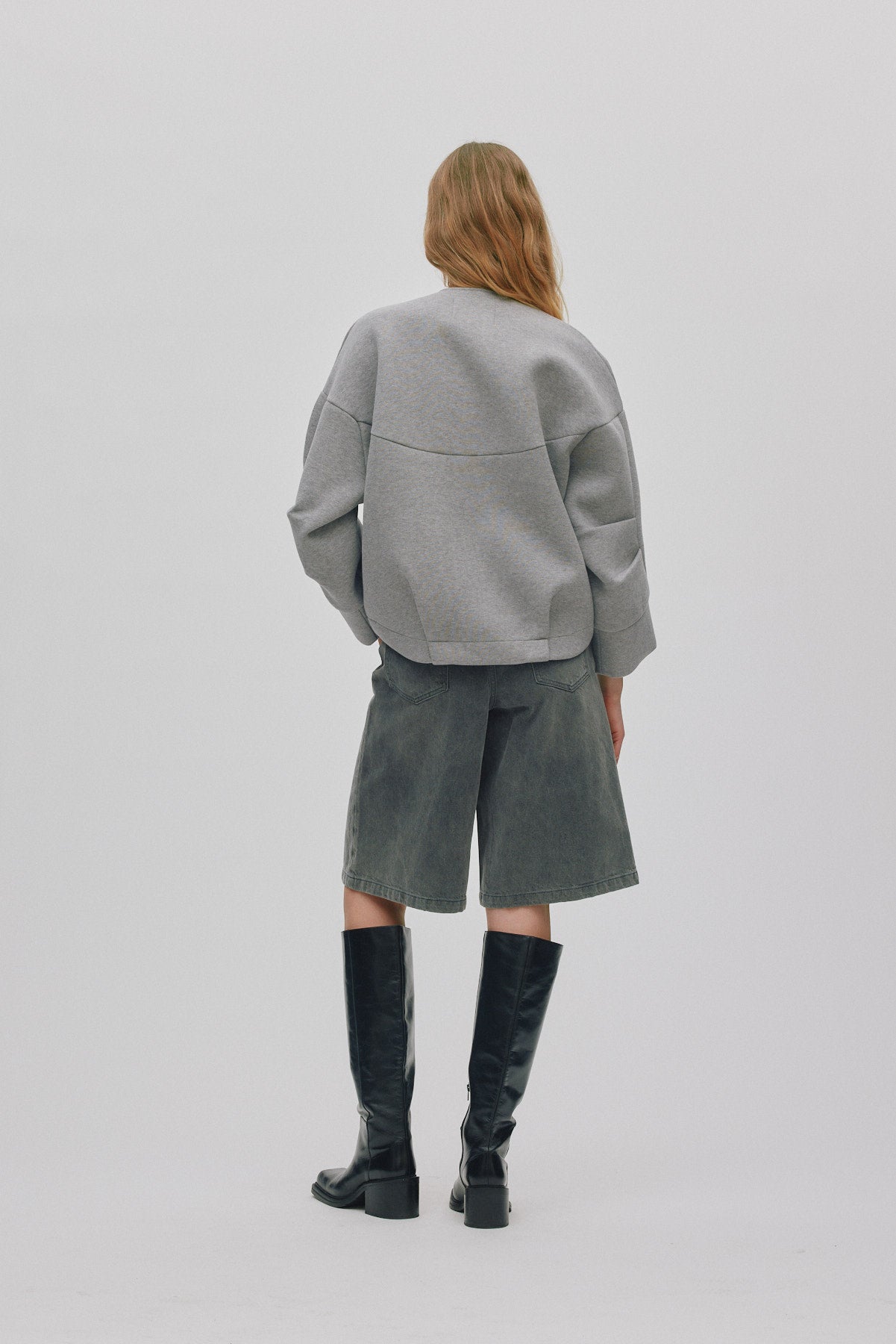 Glod - Varsity jacket I Grey melange 3 - Rabens Saloner - DK