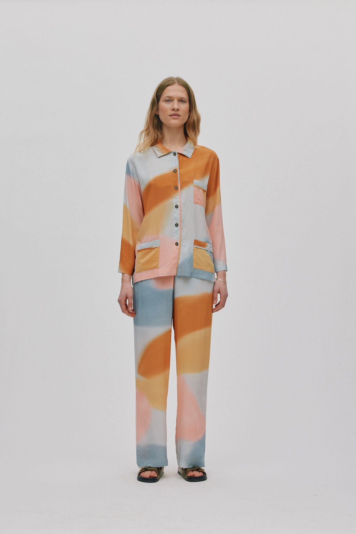 Alisa - Water colour pants I Sunset combo 6 - Rabens Saloner - DK