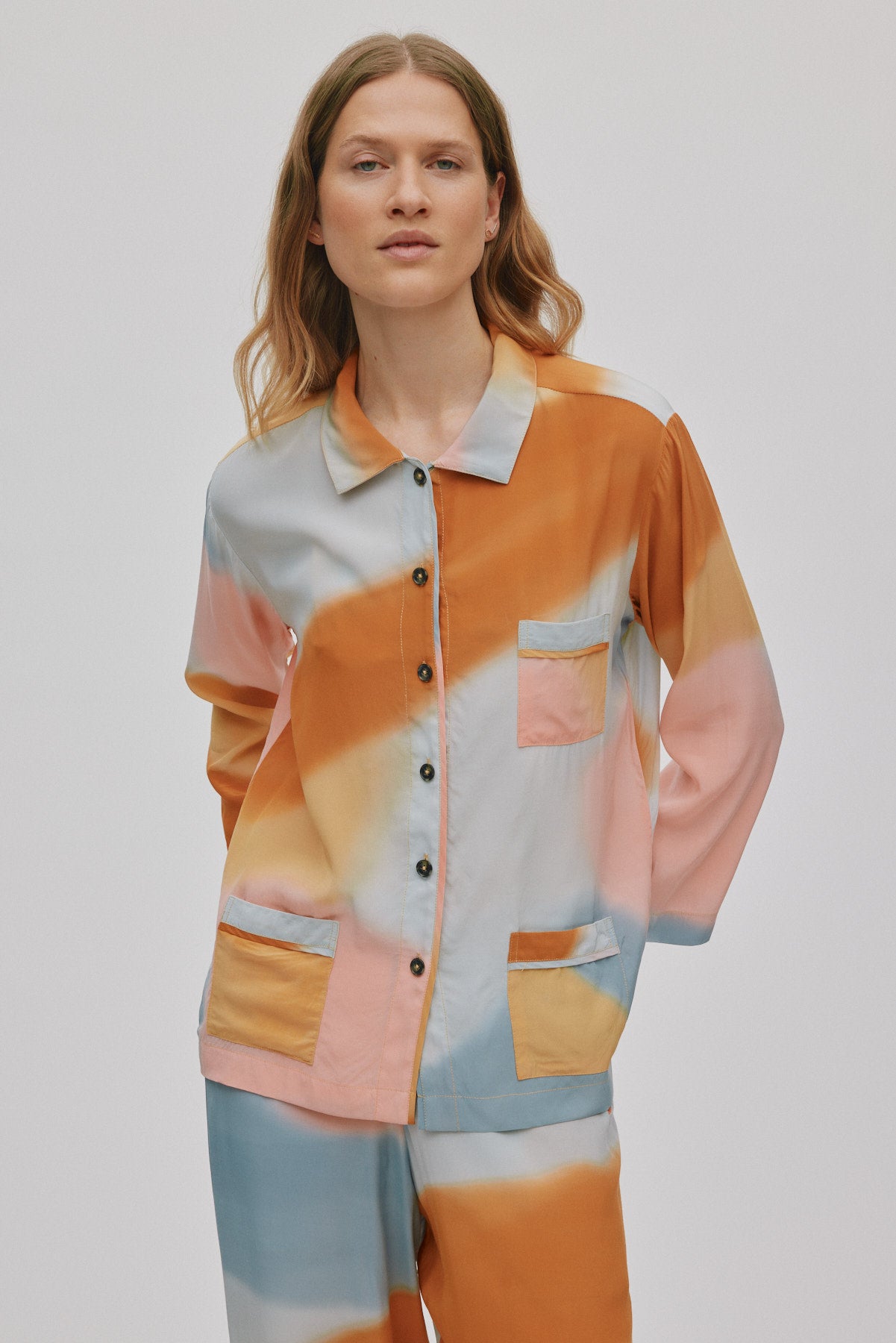 Anki - Water colour short jacket I Sunset combo 2 - Rabens Saloner - DK