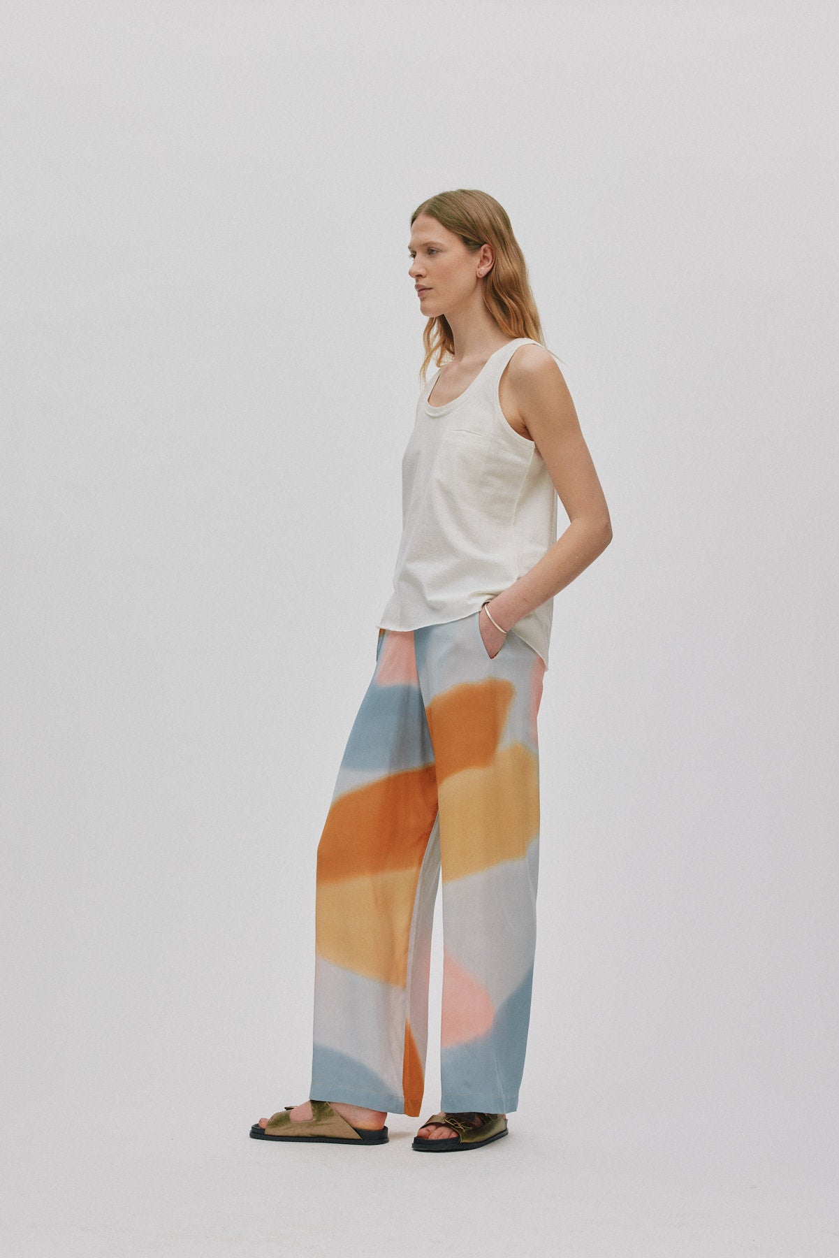 Alisa - Water colour pants I Sunset combo 5 - Rabens Saloner - DK