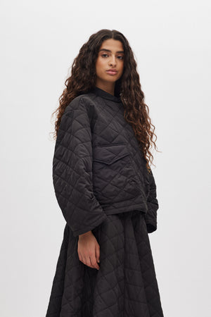 Rhea - Tech quilt jacket I Black Black XS/S 1 - Rabens Saloner - DK