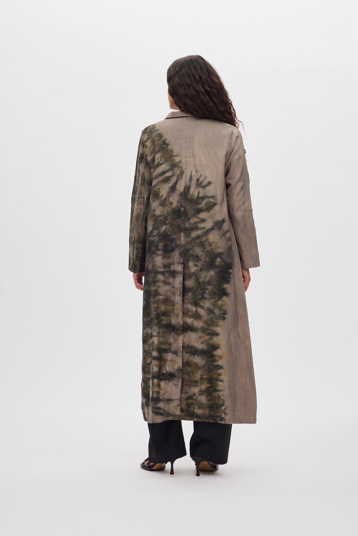Celine - Lava long coat I Grey green combo 4 - Rabens Saloner - DK