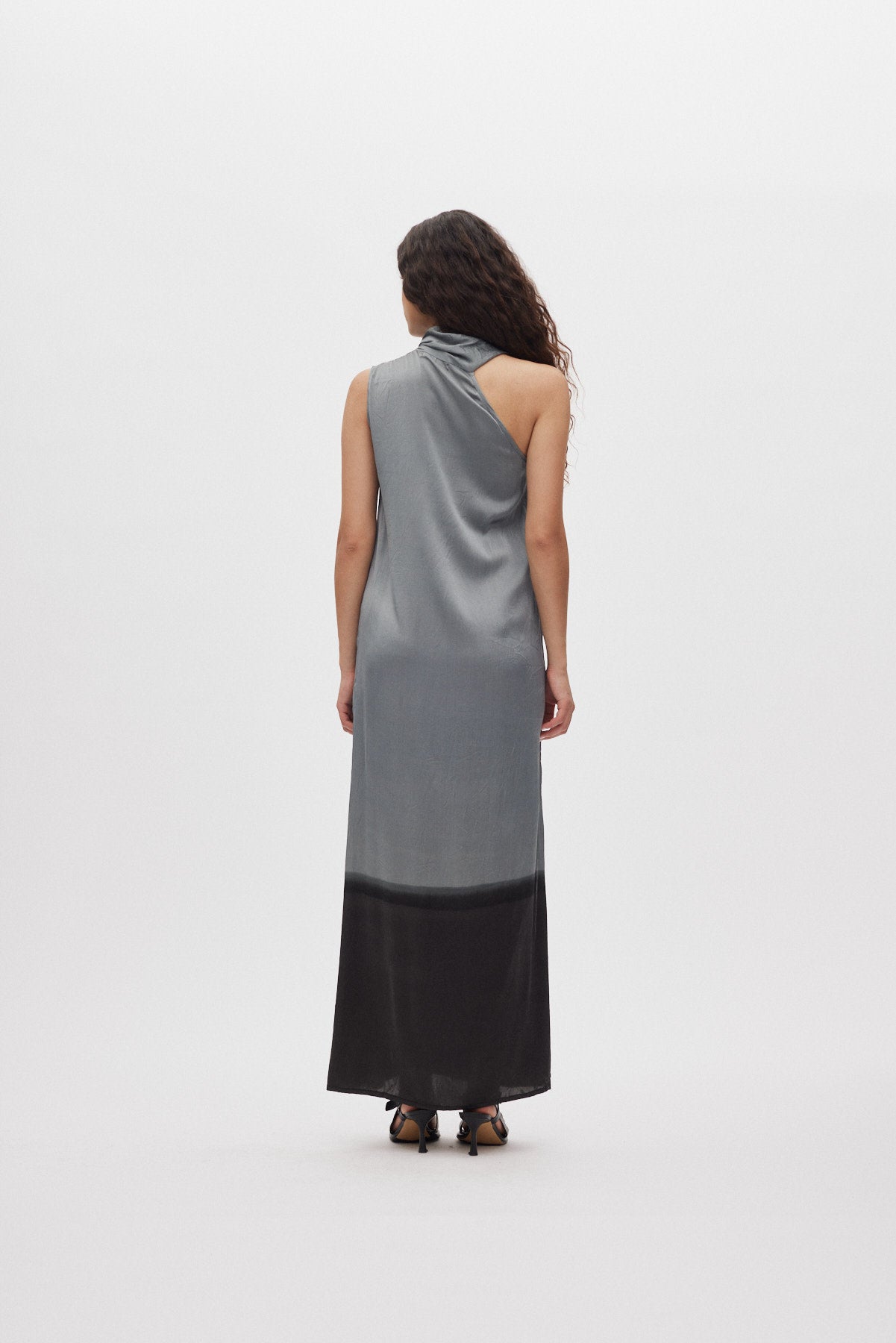 Madia - Horizon dress I Grey/black 4 - Rabens Saloner - DK