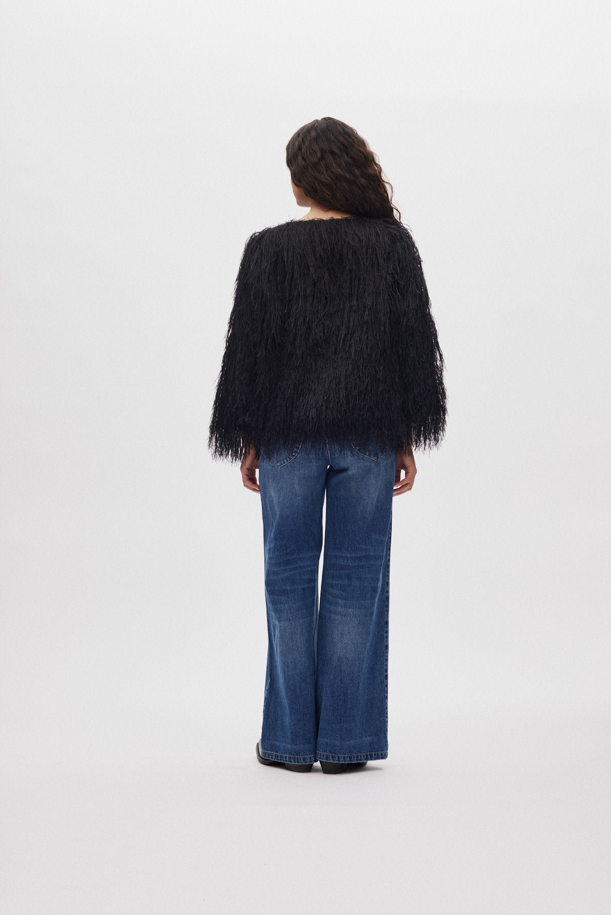 Safi- Plume blouse I PRE-ORDER I Black 3 - Rabens Saloner - DK