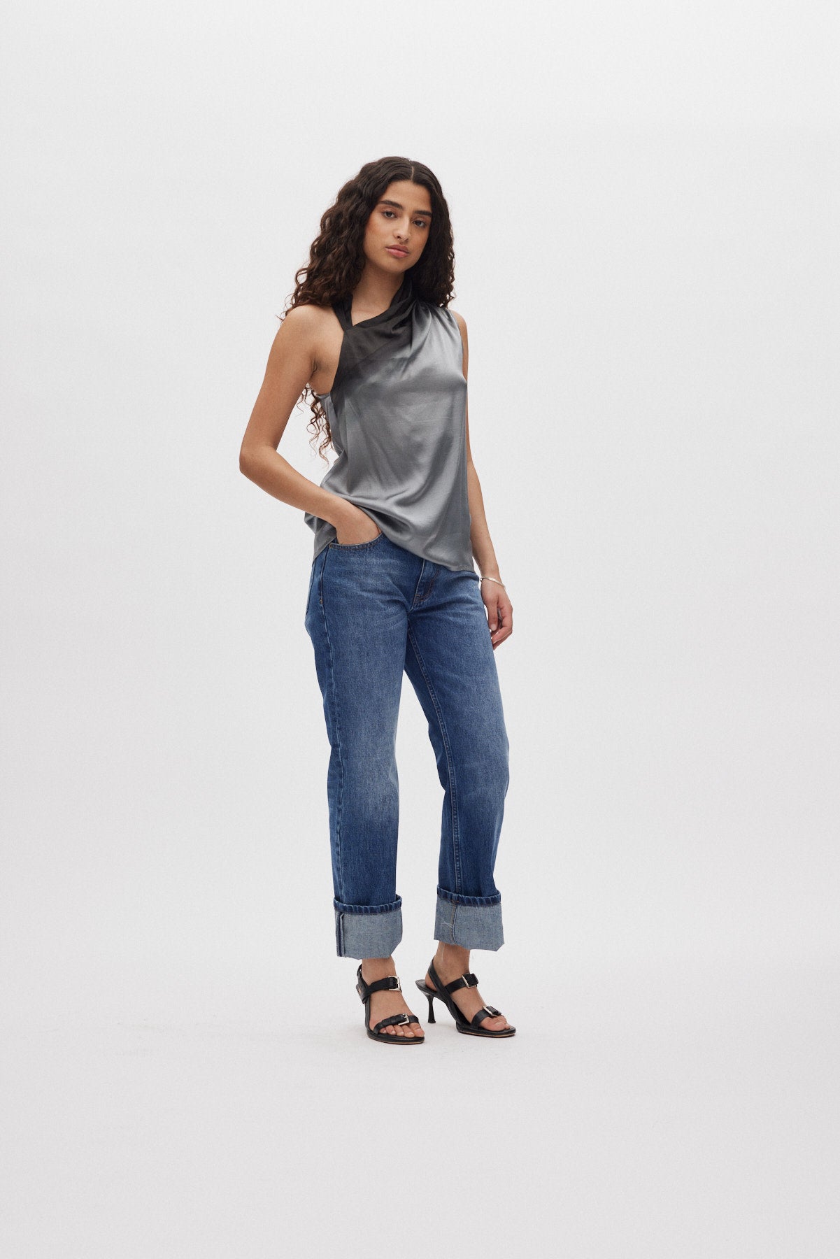 Malia - Horizon top I Grey/black 4 - Rabens Saloner - DK