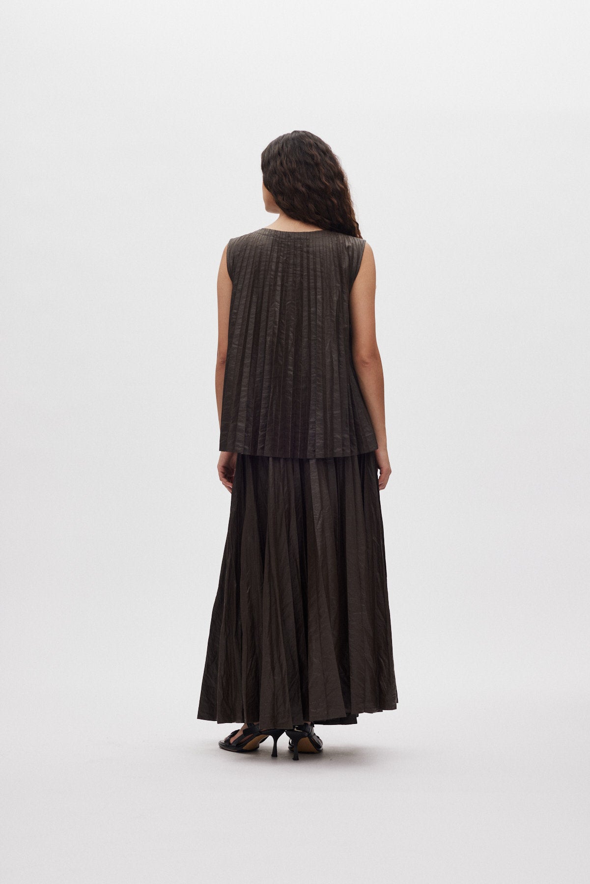 Simonia - Pleats skirt I French toast 3 - Rabens Saloner - DK